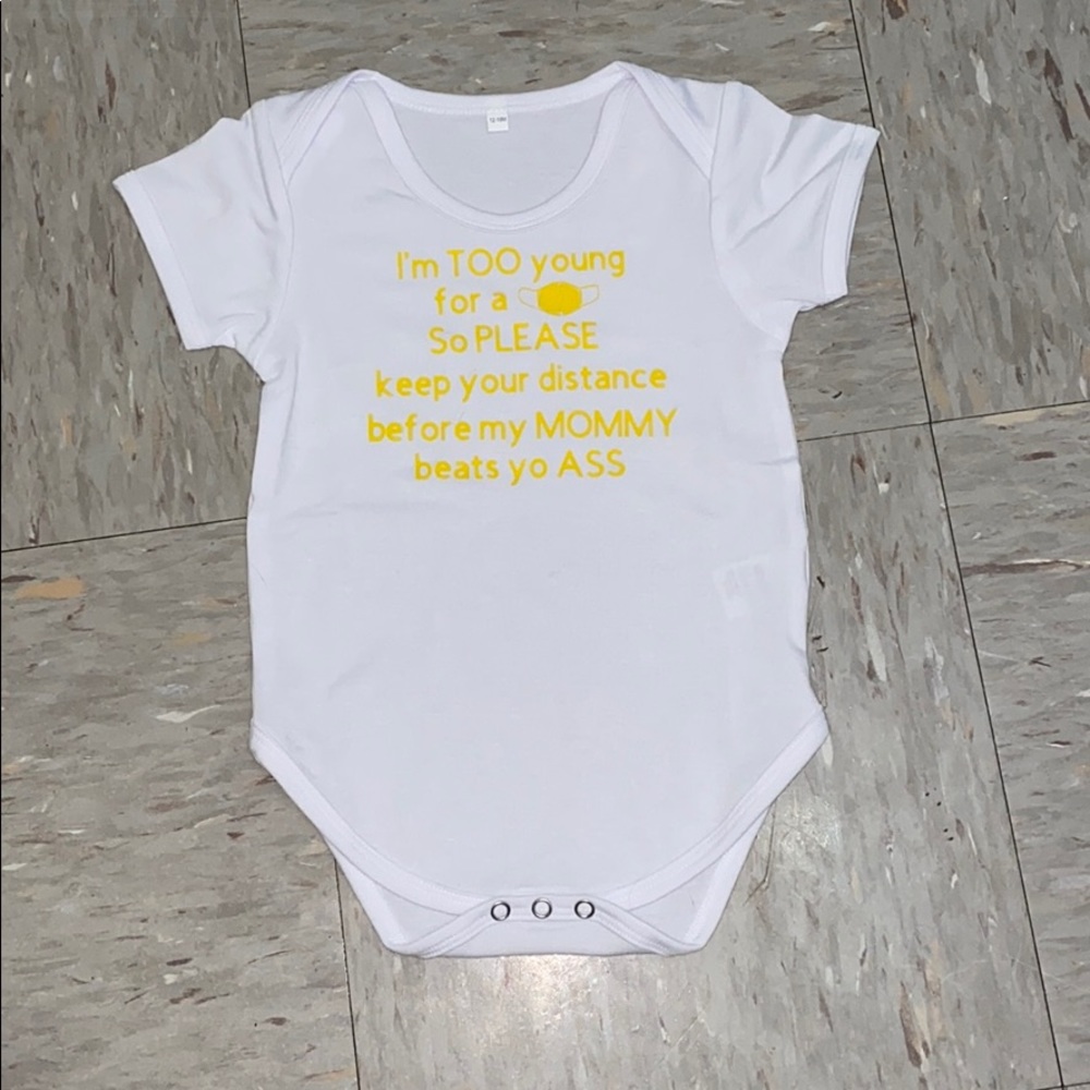 Homemade onesie! 12-18 month!